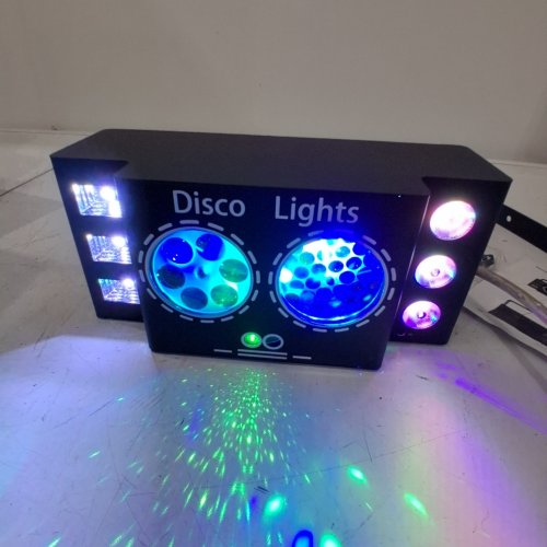 6-IN-1 AIMEIZI PROFESSIONAL DJ CONTROL STAGE PARTY LIGHTS - 60+ PATTERNS - BLACK image 2