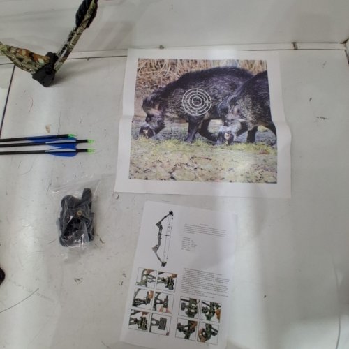 JUNXING DRAGON X8 CAMOUFLAGE COMPOUND BOW WITH 3 ARROWS 20-70LBS - CAMOUFLAGE image 5