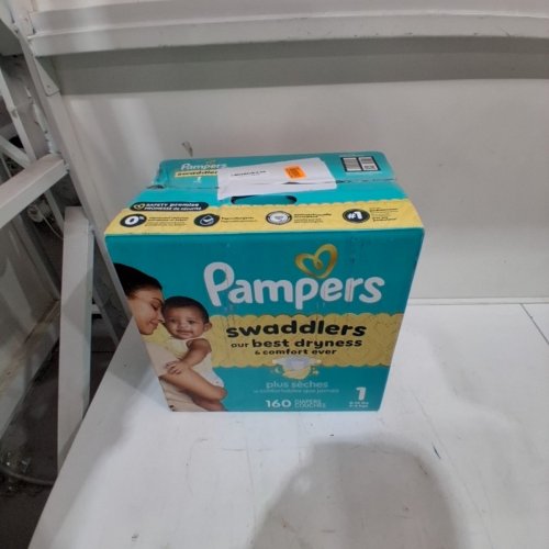 160PK PAMPERS SWADDLERS DIAPERS - SIZE 1 - 8-14LB image 3