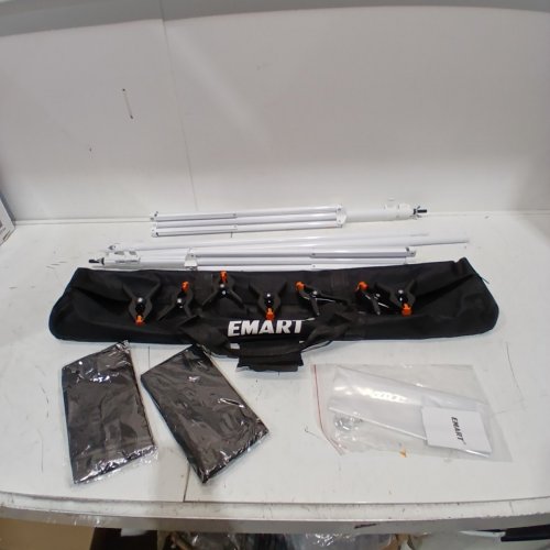 EMART STUDIO ADJUSTABLE PHOTO BACKDROP STAND KIT - 7FT X 10FT - BLACK (MODEL: EM-BS2030) image 2
