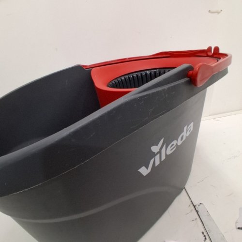 VILEDA EASYWRING POWER SPIN MOP & BUCKET SYSTEM - GREY/RED - (MODEL: 172880) image 3