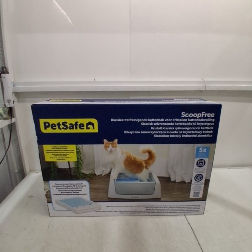 PETSAFE SCOOP-FREE CRYSTAL CLASSIC AUTOMATIC SELF-CLEANING LITTER BOX - GREY (MODEL: 300-3407-2) image 6