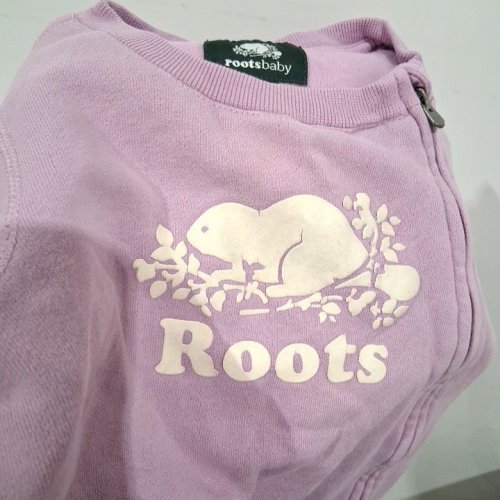 BABY'S ROOTS BABY ONESIE SLEEPER - EXTRA LARGE (18-24M) - PURPLE image 3