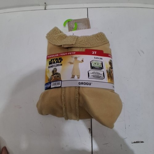 2PC STAR WARS MANDALORIAN GROGU COSTUME SET - 2T - TAN (ITEM: JWC6024-2T) image 2