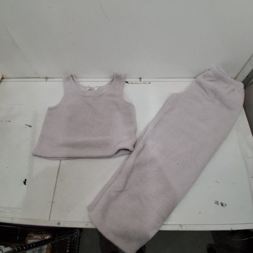 2PC WOMEN'S MELLOW SOFT LOUNGE SET - LARGE - LILAC image 2