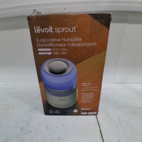 LEVOIT SMART SPROUT EVAPORATIVE HUMIDIFIER - 24V - BLUE/WHITE - (MODEL: LEH-B381S-WCA) image 6