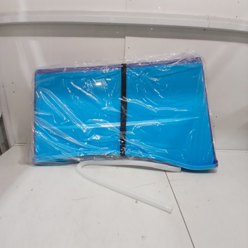 MAYQMAY PORTABLE, COLLAPSIBLE BATHTUB WITH WATER-PLUG - BLUE image 2