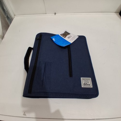 HILROY DOUBLE BOOSTER D-RING ZIPPER BINDER WITH MULTIPLE POCKETS & PEN HOLDERS - 2" - NAVY (MODEL: 4304982) image 2