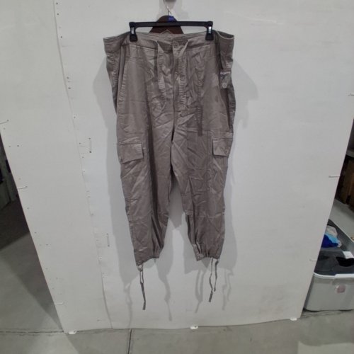 WOMEN'S GEORGE CARGO JOGGER PANTS - XXL - GREY image 2