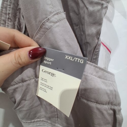 WOMEN'S GEORGE CARGO JOGGER PANTS - XXL - GREY image 3