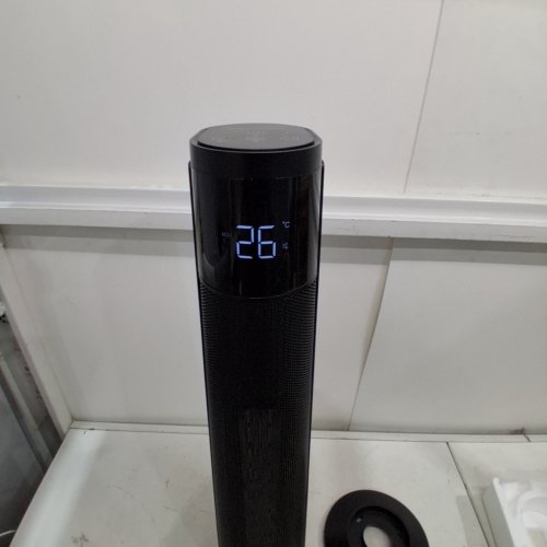 FLANUR ELECTRIC HOME SPACE HEATER TOWER WITH REMOTE AND APP CONTROL - 24" - BLACK (MODEL: AT-SH74-WF) image 2