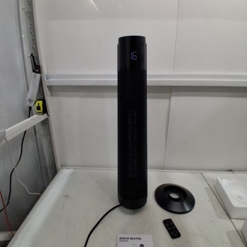 FLANUR ELECTRIC HOME SPACE HEATER TOWER WITH REMOTE AND APP CONTROL - 24" - BLACK (MODEL: AT-SH74-WF) image 3