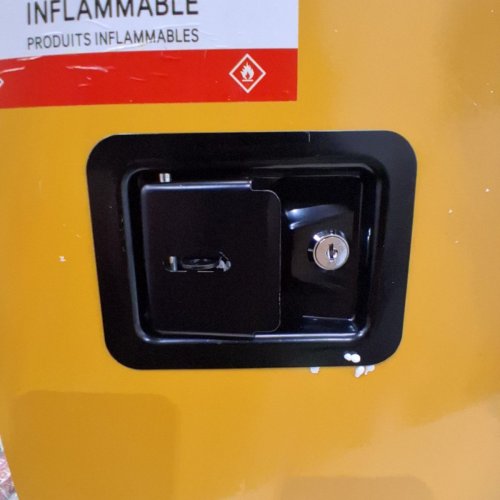 GARVEE INDUSTRIAL FIRE-RESISTANT FLAMMABLE SAFETY CABINET - 15L - YELLOW (MODEL: PLS_33QFW9B) image 4