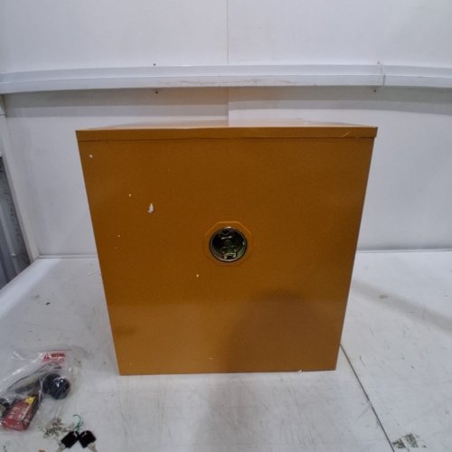 GARVEE INDUSTRIAL FIRE-RESISTANT FLAMMABLE SAFETY CABINET - 15L - YELLOW (MODEL: PLS_33QFW9B) image 7