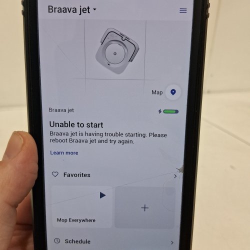IROBOT BRAAVA JET M6 ULTIMATE ROBOT MOP - PRECISION JET SPRAY, SMART MAPPING, WORKS WITH ALEXA/GOOGLE ASSIST - WHITE (MODEL: M611020) image 2