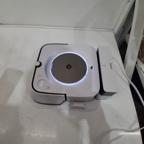 IROBOT BRAAVA JET M6 ULTIMATE ROBOT MOP - PRECISION JET SPRAY, SMART MAPPING, WORKS WITH ALEXA/GOOGLE ASSIST - WHITE (MODEL: M611020) image 3
