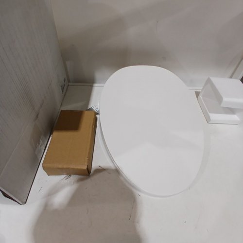 PUREWASH ELONGATED MANUAL BIDET TOILET SEAT WITH POLISHED CHROME HANDLE - WHITE (MODEL: 98804-CP-0) image 3