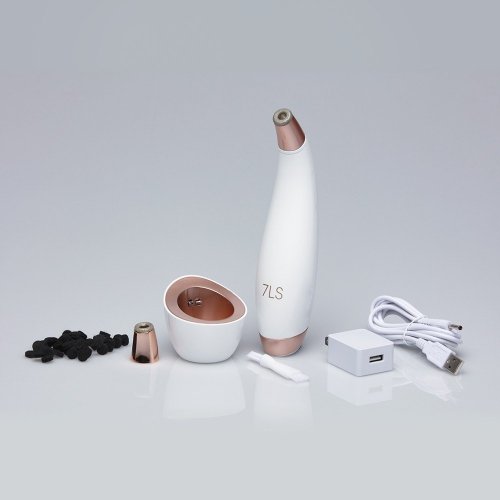 7LS REMOVE MICRODERMABRASION + COOLING SURFACE EXFOLIATING DEVICE WITH CHARGING STAND AND REPLACEMENT FILTERS (MODEL: MD7-1000) image 2
