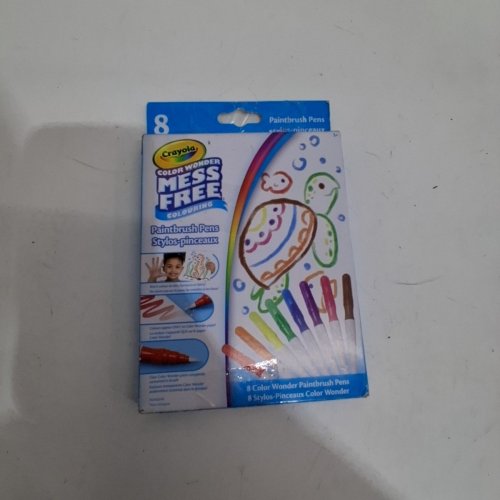8PK CRAYOLA COLOR WONDER MESS-FREE PAINTBRUSH PENS - ASSORTED COLORS image 3