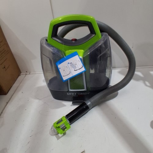 BISSELL LITTLE GREEN PORTABLE DEEP CLEANING VACUUM - 37OZ TANK MAX - GREEN/GREY (MODEL : 2513B) image 3