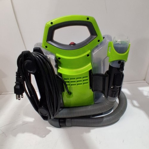 BISSELL LITTLE GREEN PORTABLE DEEP CLEANING VACUUM - 37OZ TANK MAX - GREEN/GREY (MODEL : 2513B) image 6