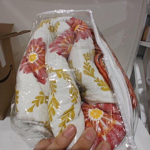 3PC BAREFOOT BUNGALOW TOPANGA QUILTED BED SET - QUEEN SIZE 90" X 90" - FLORAL/BIRDS image 3