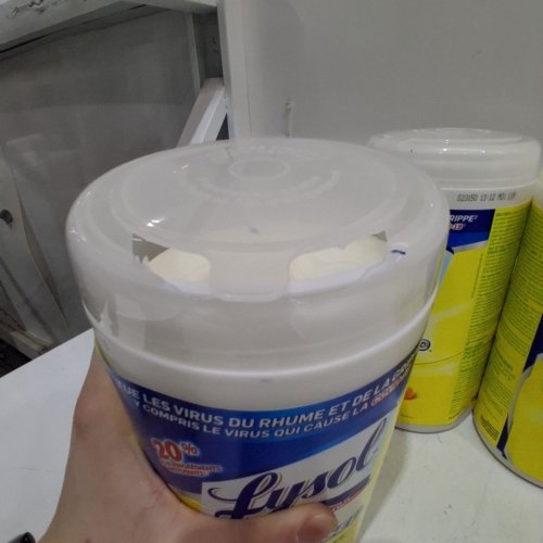 5PK LYSOL ADVANCED DISINFECTING WIPES - 550 WIPES TOTAL - CITRUS SCENT (MODEL: 1708072) image 3