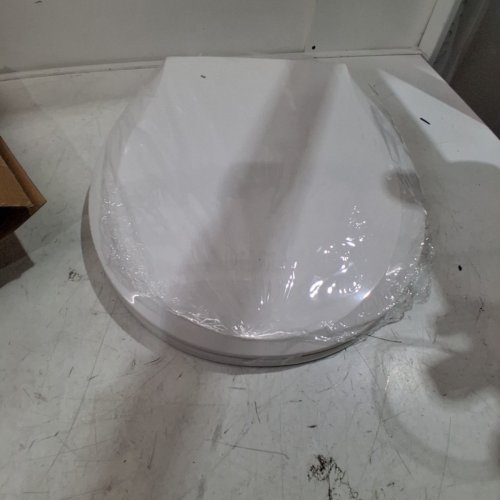 GARVEE ROUND TOILET SEAT - WHITE - 17" (MODEL: PHO_OR8LDVYT) image 2