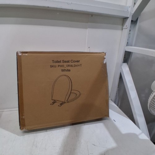 GARVEE ROUND TOILET SEAT - WHITE - 17" (MODEL: PHO_OR8LDVYT) image 4