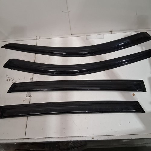 4PC KPY RAIN GUARD SIDE WINDOW VENT DEFLECTORS TAPE-ON STYLE WINDOW VISOR - COMPATIBLE WITH ACURA MDX 2022-2024 image 2