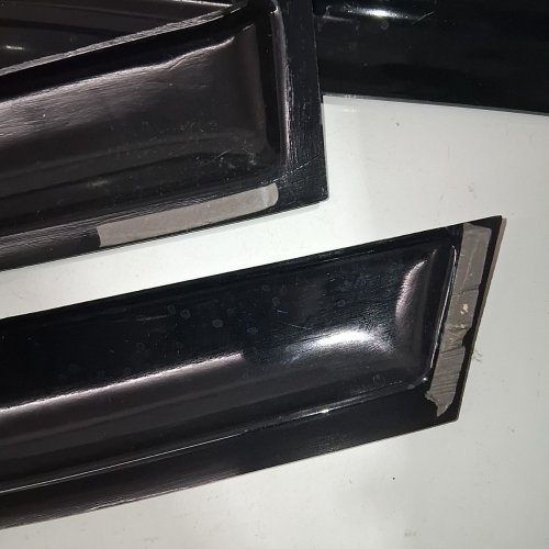 4PC KPY RAIN GUARD SIDE WINDOW VENT DEFLECTORS TAPE-ON STYLE WINDOW VISOR - COMPATIBLE WITH ACURA MDX 2022-2024 image 5