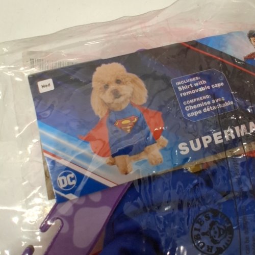 RUBIE'S PET SHOP BOUTIQUE SUPERMAN DOG COSTUME - MEDIUM image 2
