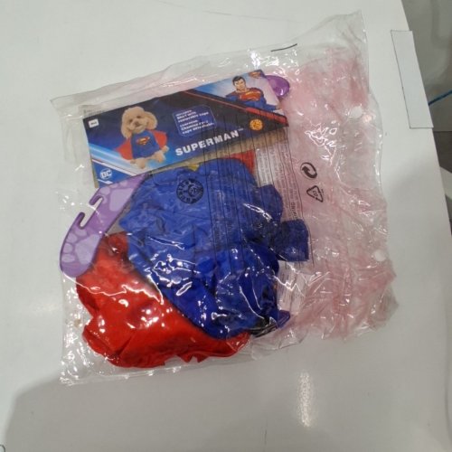 RUBIE'S PET SHOP BOUTIQUE SUPERMAN DOG COSTUME - MEDIUM image 3