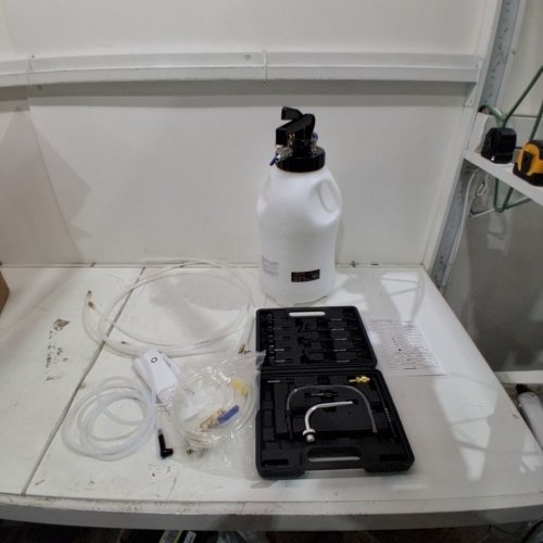 VEVOR 2-WAY TRANSMISSION FLUID PUMP ATF REFILL/DISPENSER SYSTEM - 10L CAPACITY - WHITE/BLACK (MODEL: YS-089) image 3