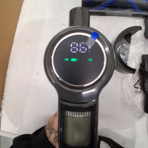 DREAME 4-IN-1 J30 CORDLESS STICK VACUUM WITH 1HR RUNTIME, 180° FLEXIBLE FOLDING TUBE, LED SMART TOUCH SCREEN & ACCESSORIES - BLACK/BLUE (MODEL: ‎J30-W) image 2