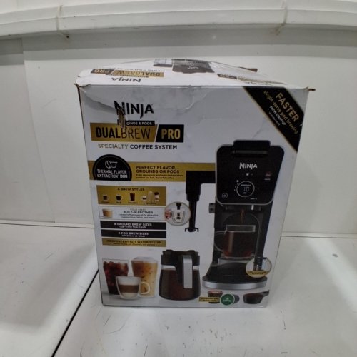 NINJA DUALBREW PRO SPECIALTY COFFEE SYSTEM - 12 CUP CARAFE - BLACK (MODEL: CFP301C) image 5