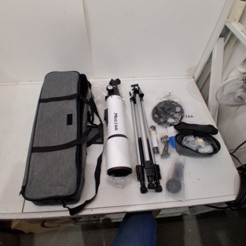 MEEZAA TELESCOPE FOR ADULTS ASTRONOMY - 600MM 80MM LENS - WHITE/BLACK - (MODEL: 80600) image 2