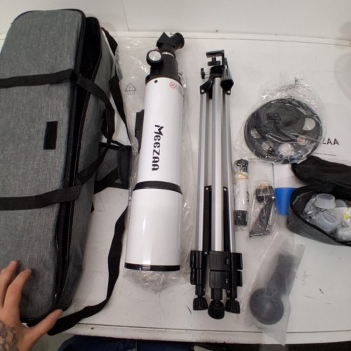 MEEZAA TELESCOPE FOR ADULTS ASTRONOMY - 600MM 80MM LENS - WHITE/BLACK - (MODEL: 80600) image 4