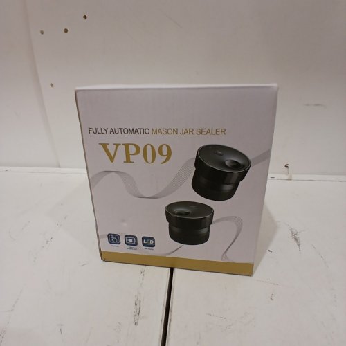 FULLY AUTOMATIC CORDLESS MASON JAR SEALER - BLACK (MODEL: VP09) image 4