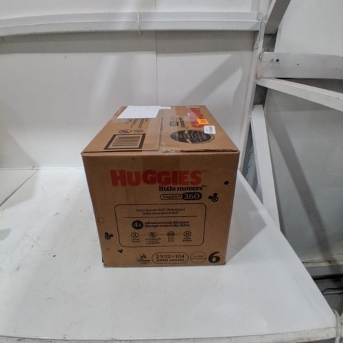 104PK HUGGIES LITTLE MOVERS DISNEY BABY DIAPERS - SIZE 6 (OVER 35LB) image 2