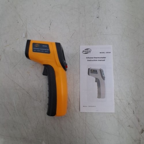 BENETECH NON-CONTACT INFRARED THERMOMETER - 50°C - 530°C (-58°F TO 986°F) - ORANGE / BLACK (MODEL: GS320) image 4