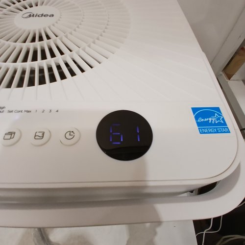 MIDEA CUBE 50 PINT SMART WIFI DEHUMIDIFIER - 4,500 SQ. FT - WHITE (MODEL: MAD50S1QWT-A) image 2