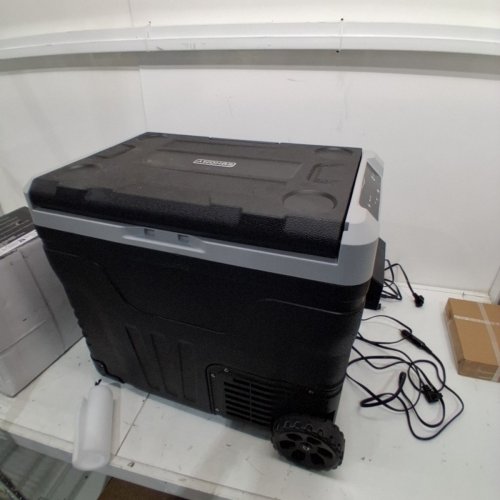 EUHOMY ELECTRIC COOLER CAR REFRIGERATOR - 12V - 53QT - BLACK - (MODEL: CF018-50BL-CAEH) image 3