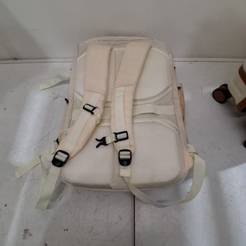 2PC VELAYBOR LIGHTWEIGHT LUGGAGE SET WITH SPINNER WHEELS - 20FT'/18FT' - BEIGE (MODEL- LUG190602) image 5