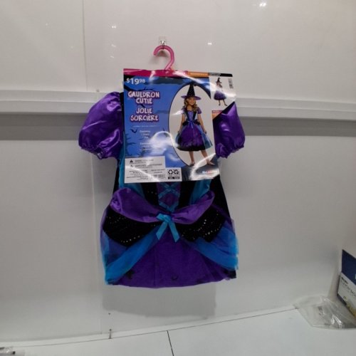 2PC GIRLS PALAMON CAULDRON CUTIE COSTUME - MEDIUM (8-10) - BLUE/PURPLE/BLACK image 2