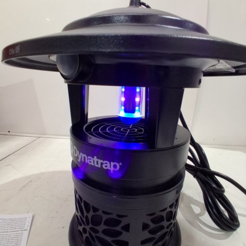 DYNATRAP 1/2 ACRE LED OUTDOOR INSECT TRAP WITH CLEANING BRUSH AND HOOK - 10.4" × 10.4" × 13.2" - BLACK (MODEL: DT1120-TZCSTCA) image 2