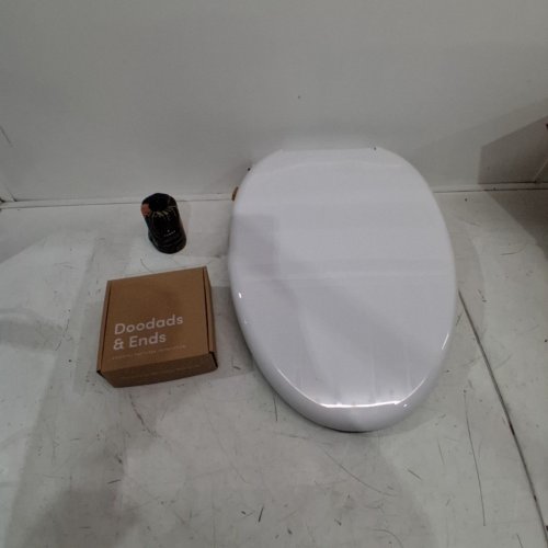 TUSHY WAVE ELONGATED NON-ELECTRIC BIDET TOILET SEAT - WHITE/PLATINUM (MODEL: WAVE 2025) image 2