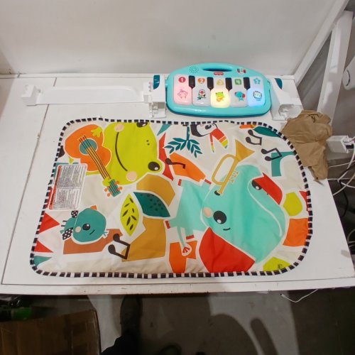 FISHER-PRICE 4-IN-1 BABY PLAYMAT GLOW AND GROW KICK & PLAY PIANO GYM - MULTICOLOUR - (MODEL: HVX56-9963) image 3