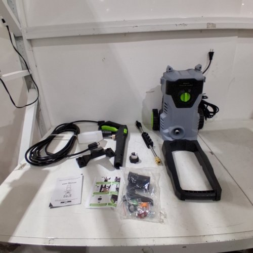 ELECTRIC PRESSURE WASHER - 1800W - GRAY, BLACK, GREEN image 3