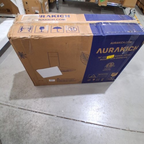 AURAKICH WALL MOUNT CHIMNEY RANGE HOOD - 450CFM - 30" - SILVER (MODEL: AUR-RHP02-US) image 4